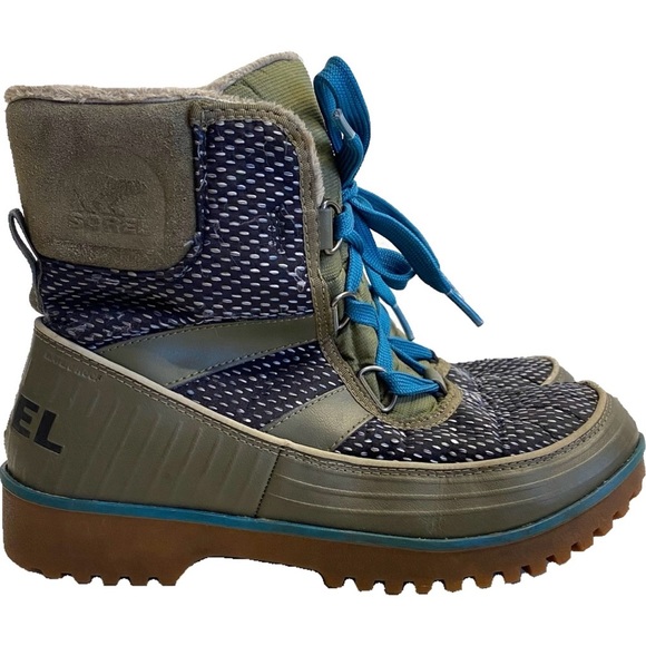 Sorel Tivoli II Waterproof Lace Up Short Winter Boots Size 8 - Picture 1 of 16